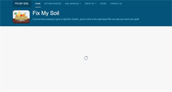 Desktop Screenshot of fixmysoil.com